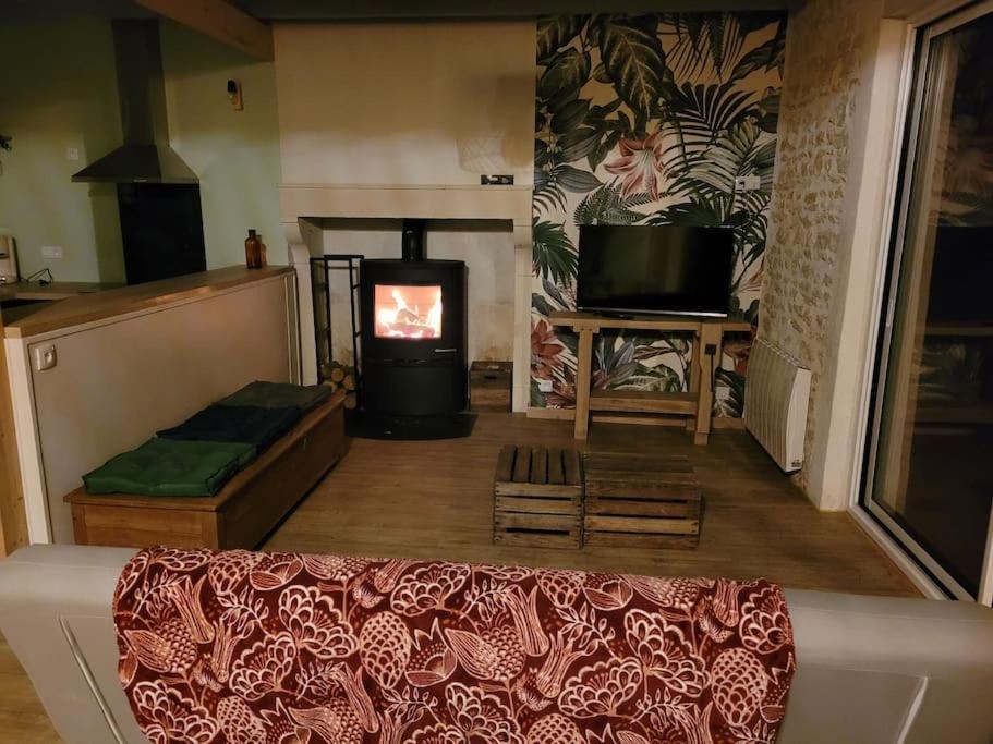 Maison Poitevine 9/10 Personnes Chaunay Dış mekan fotoğraf